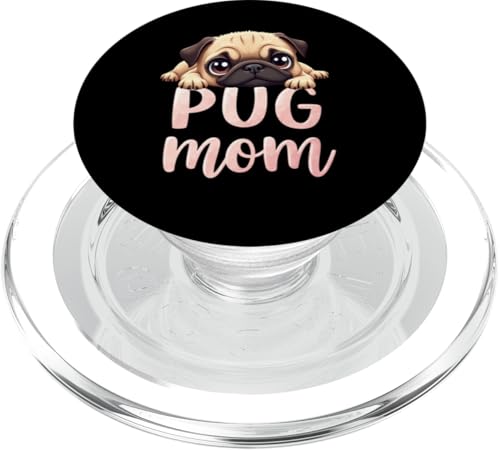 Mops Mama Hund Mops Mama Cute Puppy PopSockets PopGrip für MagSafe Mops Mama Hund Mops Mama Cute Puppy PopSockets PopGrip für MagSafe von Pug Fun Designs