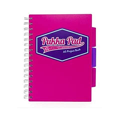 Pukka Pads 8611-VIS Vision Projektbuch, A5, Pink, 3 Stück von Pukka Pad
