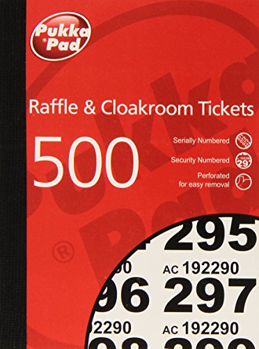 Pukka Pads Value Cloakroom Tickets nummeriert Tombola-Lose (Raffle), 6 Stück von Pukka Pad