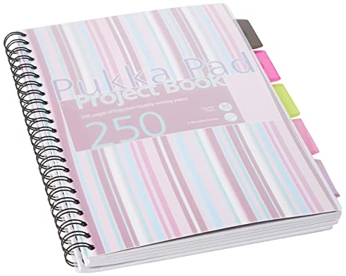 Pukka Projektbuch (Format A4) pink oder blau von Pukka Pad