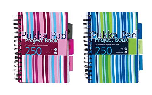 Pukka Projektbuch A5 pink/blau von Pukka Pad