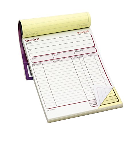 Pukka Pad rechnungsblöcke, 1 Durchschlag, kohlefreies Durchschreibepapier, 137 x 203 mm (5 Stück) von Pukka Pads