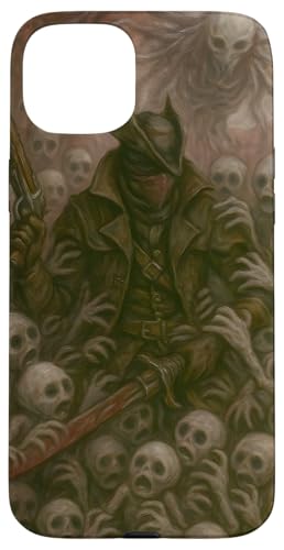 Hunter in Deaths Grip Hülle für iPhone 15 Plus von Pulp Culture