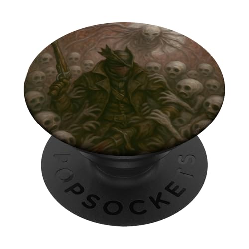 Hunter in Deaths Grip PopSockets Klebender PopGrip Hunter in Deaths Grip PopSockets Klebender PopGrip von Pulp Culture
