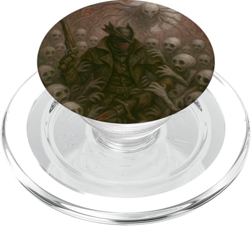 Hunter in Deaths Grip PopSockets PopGrip für MagSafe Hunter in Deaths Grip PopSockets PopGrip für MagSafe von Pulp Culture