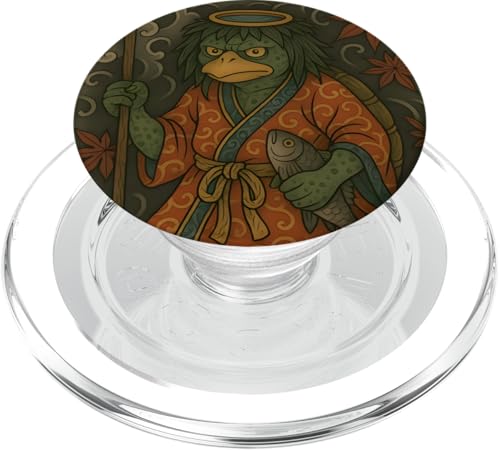 Kappa, Japanischer Yokai Dämon PopSockets PopGrip für MagSafe Kappa, Japanischer Yokai Dämon PopSockets PopGrip für MagSafe von Pulp Culture