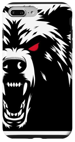 Schwarzer Bär Hülle für iPhone 7 Plus/8 Plus Schwarzer Bär Hülle für iPhone 7 Plus/8 Plus von Pulp Culture