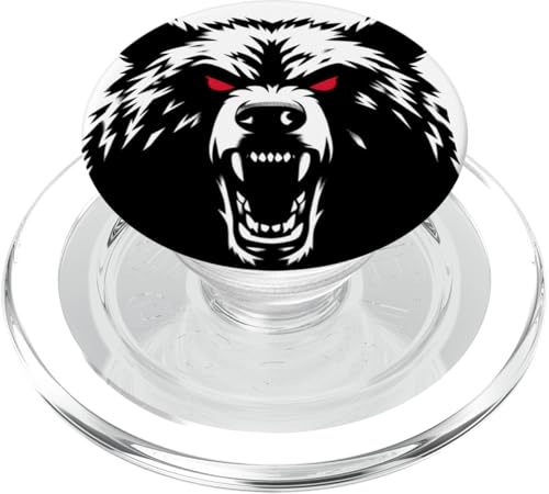 Schwarzer Bär PopSockets PopGrip für MagSafe von Pulp Culture