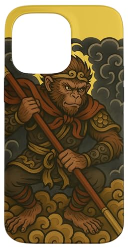 Sun Wukong Reiten Nimbus Cloud Hülle für iPhone 14 Pro Max Sun Wukong Reiten Nimbus Cloud Hülle für iPhone 14 Pro Max von Pulp Culture