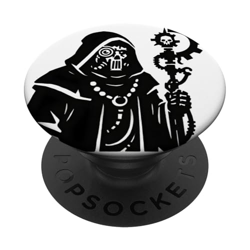 Tech Priest Schablone PopSockets Klebender PopGrip Tech Priest Schablone PopSockets Klebender PopGrip von Pulp Culture