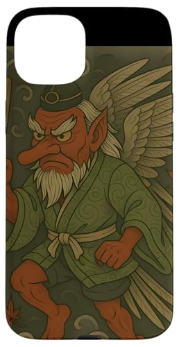 Tengu, japanischer Yokia Dämon Hülle für iPhone 15 Plus Tengu, japanischer Yokia Dämon Hülle für iPhone 15 Plus von Pulp Culture
