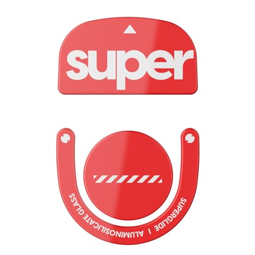 Pulsar Gaming Gears Superglide2 Maus-Pads mit strukturierter Oberfläche mit Geschwindigkeitskontrolle, ultra-widerstandsfähiges Glas, glatte und langlebige Sohle für Logitech G Pro X Superlight2 (Rot) Pulsar Gaming Gears Superglide2 Maus-Pads mit strukturierter Oberfläche mit Geschwindigkeitskontrolle, ultra-widerstandsfähiges Glas, glatte und langlebige Sohle für Logitech G Pro X Superlight2 (Rot) von Pulsar Gaming Gears