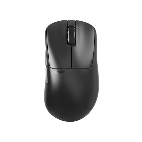 Pulsar Gaming Gears Xlite v4 Kabellose Gaming Maus, Ultraleicht 1.9oz (54g), ergonomisch, optischer Schalter, 32000 DPI, 750 IPS, XS-1 Sensor, 8k kompatibel (Medium, Schwarz) von Pulsar Gaming Gears