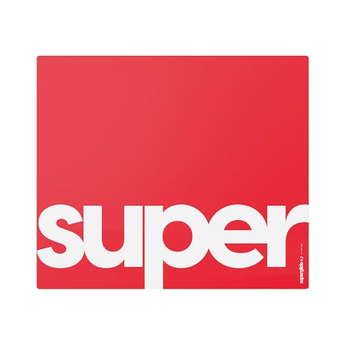 Pulsar Superglide Gaming-Mauspad aus Glas, V2, Aluminium-Silikat-Glasoberfläche, rutschfest, vollständig geformt, hochdichtes Silikongummi, 49 x 41,9 cm, Größe XL, Rot Pulsar Superglide Gaming-Mauspad aus Glas, V2, Aluminium-Silikat-Glasoberfläche, rutschfest, vollständig geformt, hochdichtes Silikongummi, 49 x 41,9 cm, Größe XL, Rot von Pulsar Gaming Gears