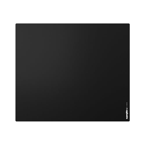 Pulsar Superglide Gaming-Mauspad aus Glas, V2, Aluminium-Silikat-Glasoberfläche, rutschfest, vollständig geformt, hochdichtes Silikongummi, 49 x 41,9 cm, XL, Schwarz Pulsar Superglide Gaming-Mauspad aus Glas, V2, Aluminium-Silikat-Glasoberfläche, rutschfest, vollständig geformt, hochdichtes Silikongummi, 49 x 41,9 cm, XL, Schwarz von Pulsar Gaming Gears