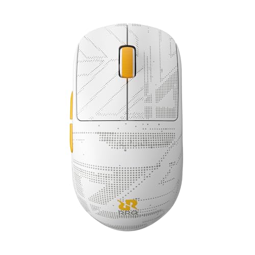 Pulsar x RRQ X2H Mini Wireless Gaming Maus, Limited Color Edition, Ultraleicht, 52 g, symmetrisch, optischer Schalter, 26000 DPI, PAW3395 Sensor (Mini, RRQ Edition) von Pulsar Gaming Gears