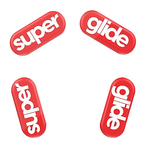 Superglide2 Mausfüße für Logitech G304/305, mit extrem starkem Glas, glatte und langlebige Sohle, Rot von Pulsar Gaming Gears