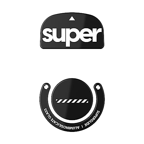 Superglide2 – Neue kontrollierbare Geschwindigkeit strukturierte Oberfläche, glatteste Mausfüße/Schlittschuhe aus ultrastarkem Glas, Glatte und langlebige Sohle für Logitech G Pro X Superlight Superglide2 – Neue kontrollierbare Geschwindigkeit strukturierte Oberfläche, glatteste Mausfüße/Schlittschuhe aus ultrastarkem Glas, Glatte und langlebige Sohle für Logitech G Pro X Superlight von Pulsar Gaming Gears