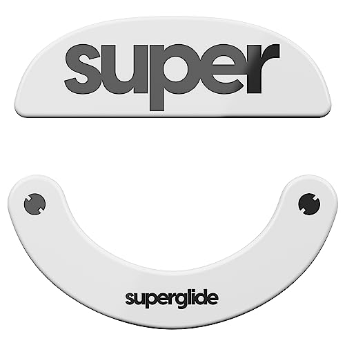 Superglide2 – Neue steuerbare Geschwindigkeit, strukturierte Oberfläche, glatte Mausfüße/Schlittschuhe aus ultrastarkem Glas, glatte und langlebige Sohle für Pulsar Xlite V2 & V2 Mini kabellose von Pulsar Gaming Gears