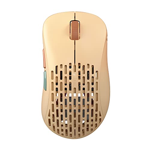 Xlite V2 Mini Retro Edition Wireless Ultralight (55g) High Performance Super Leicht und Schnell Ergonomische Gaming Maus 2.4Ghz 1ms 20000 DPI Optischer Sensor PAW3370 (Mini, Wireless, Braun) von Pulsar Gaming Gears