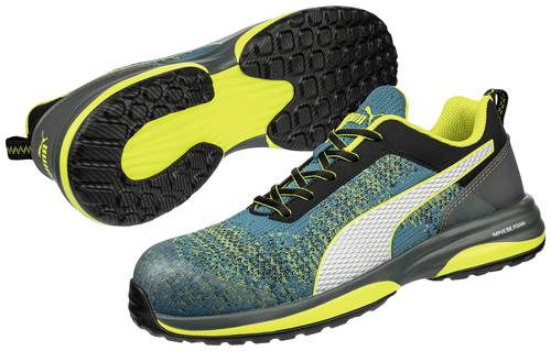 PUMA Charge Green Low 644520642000039 ESD Sicherheitshalbschuh S1P Schuhgröße (EU): 39 Grau, Grün von Puma