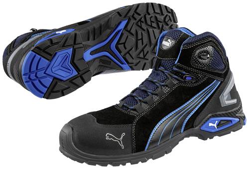 PUMA Rio Black Mid 632250-40 Sicherheitsstiefel S3 Schuhgröße (EU): 40 Schwarz, Blau 1St. von Puma