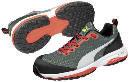 PUMA Speed Green Low 644500642000044 ESD Sicherheitshalbschuh S1P Schuhgröße (EU): 44 Grau, Rot, W von Puma