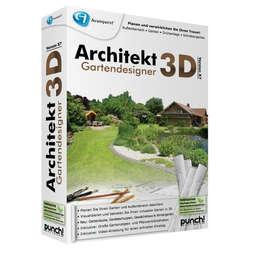 Architekt 3D X7 Gartendesigner Vollversion MiniBox 1 PC Architekt 3D X7 Gartendesigner Vollversion MiniBox 1 PC von Punch! Software