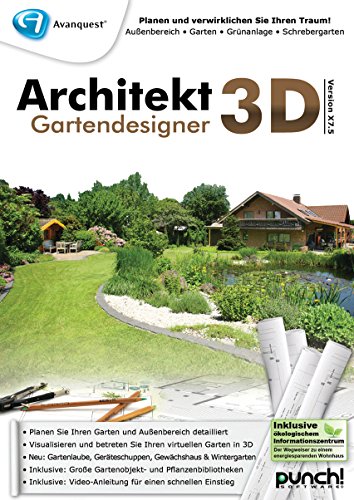 Architekt 3D X7.5 Gartendesigner [PC Download] von Punch!