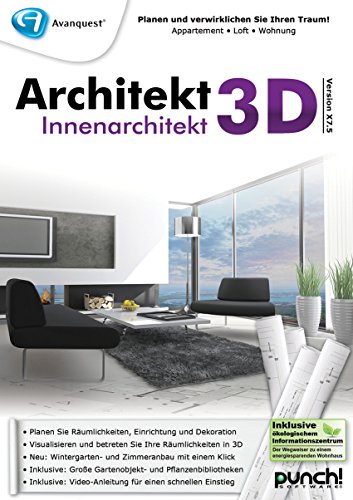 Architekt 3D X7.5 Innenarchitekt [PC Download] von Punch!