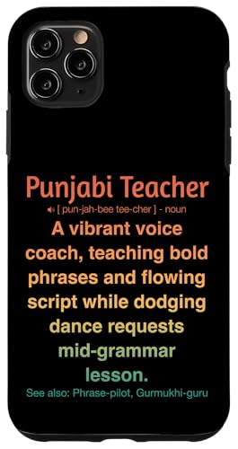 Punjabi-Lehrer Hülle für iPhone 11 Pro Max von Punjabi Teacher Gifts & Tees
