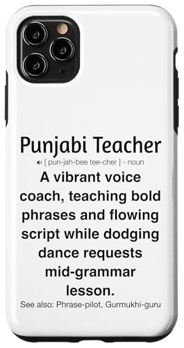 Punjabi-Lehrer Hülle für iPhone 11 Pro Max von Punjabi Teacher Gifts & Tees