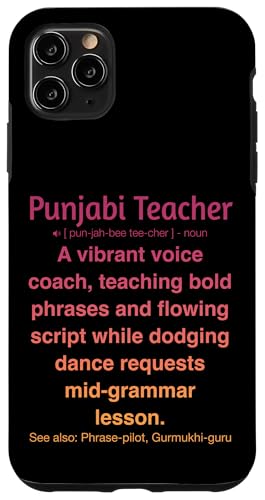Punjabi-Lehrer Hülle für iPhone 11 Pro Max von Punjabi Teacher Gifts & Tees