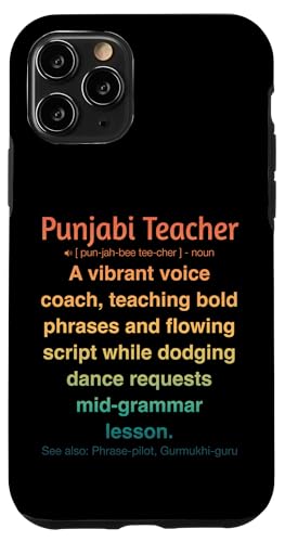 Punjabi-Lehrer Hülle für iPhone 11 Pro von Punjabi Teacher Gifts & Tees