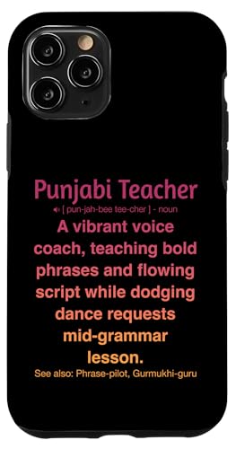 Punjabi-Lehrer Hülle für iPhone 11 Pro von Punjabi Teacher Gifts & Tees