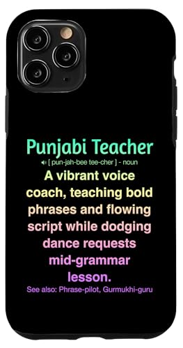 Punjabi-Lehrer Hülle für iPhone 11 Pro von Punjabi Teacher Gifts & Tees