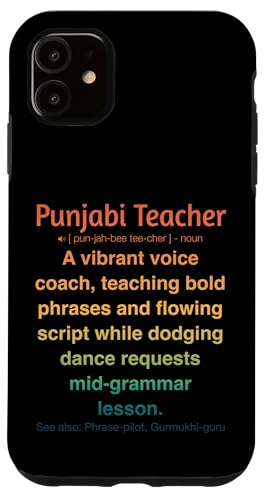 Punjabi-Lehrer Hülle für iPhone 11 von Punjabi Teacher Gifts & Tees