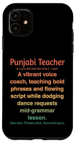 Punjabi-Lehrer Hülle für iPhone 11 von Punjabi Teacher Gifts & Tees