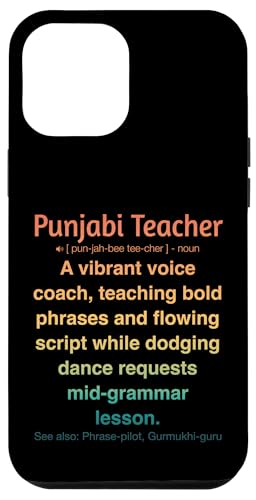 Punjabi-Lehrer Hülle für iPhone 12 Pro Max von Punjabi Teacher Gifts & Tees