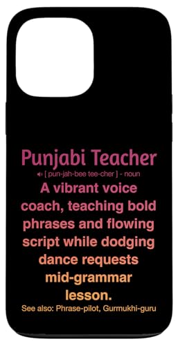 Punjabi-Lehrer Hülle für iPhone 13 Pro Max von Punjabi Teacher Gifts & Tees
