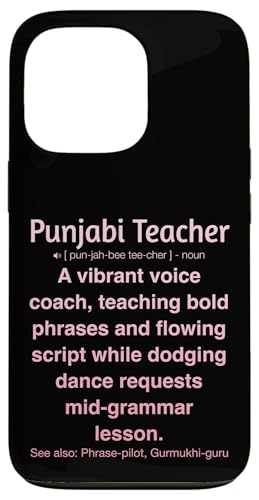 Punjabi-Lehrer Hülle für iPhone 13 Pro von Punjabi Teacher Gifts & Tees