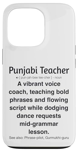 Punjabi-Lehrer Hülle für iPhone 13 Pro von Punjabi Teacher Gifts & Tees