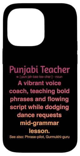 Punjabi-Lehrer Hülle für iPhone 14 Pro Max von Punjabi Teacher Gifts & Tees
