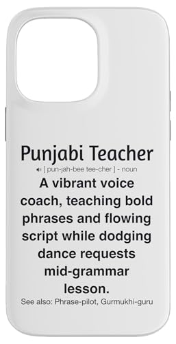 Punjabi-Lehrer Hülle für iPhone 14 Pro Max von Punjabi Teacher Gifts & Tees