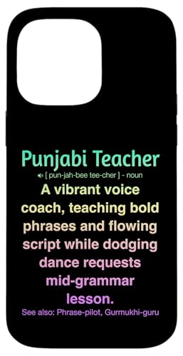 Punjabi-Lehrer Hülle für iPhone 14 Pro Max von Punjabi Teacher Gifts & Tees