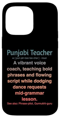 Punjabi-Lehrer Hülle für iPhone 14 Pro Max von Punjabi Teacher Gifts & Tees