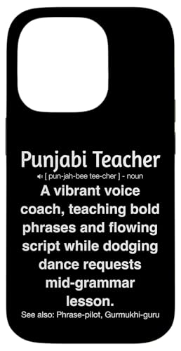 Punjabi-Lehrer Hülle für iPhone 14 Pro von Punjabi Teacher Gifts & Tees