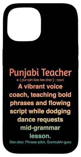 Punjabi-Lehrer Hülle für iPhone 15 von Punjabi Teacher Gifts & Tees