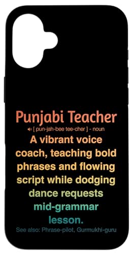 Punjabi-Lehrer Hülle für iPhone 16 Plus von Punjabi Teacher Gifts & Tees