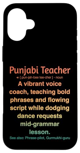 Punjabi-Lehrer Hülle für iPhone 16 Plus von Punjabi Teacher Gifts & Tees